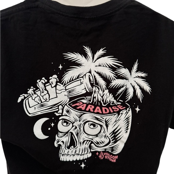 VOLCOM Stone “Paradise” Skate Tee Shirt Men M Medium - Picture 4 of 5
